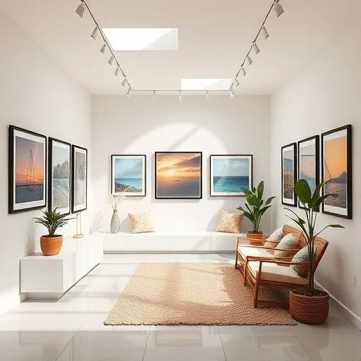 A close-up of smooth, sun-drenched beach pebbles with gentle waves retreating in the background, showcasing natural patterns and textures. No human presence.